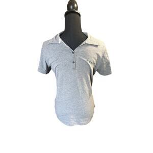 Tesla Gray Shortsleeve Polo Shirt